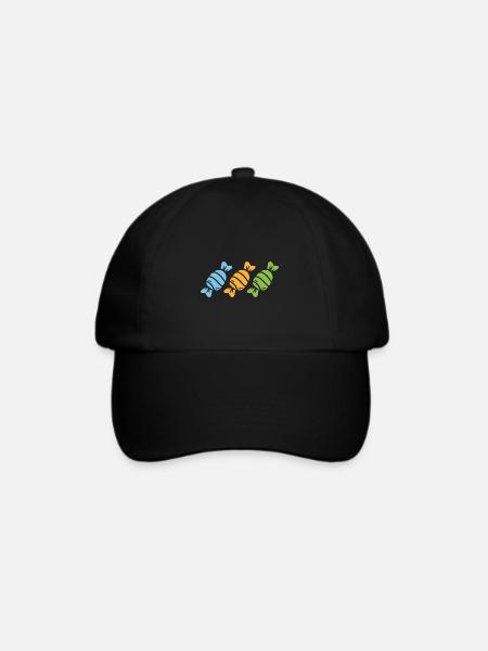 Süßigkeiten - Baseballkappe - Schwarz/Schwarz