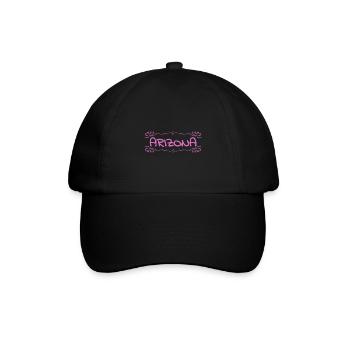 Arizona - Baseballkappe - Schwarz/Schwarz - Vorne