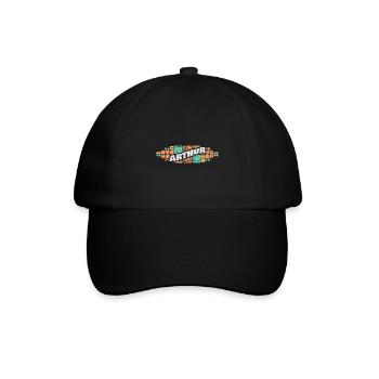 Arthur - Baseballkappe - Schwarz/Schwarz - Vorne