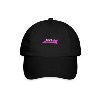 Vorname Binah - Baseballkappe - Schwarz/Schwarz - Vorne