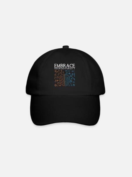 ADHD Autismus ASD Neuro Vielfalt - Baseballkappe - Schwarz/Schwarz