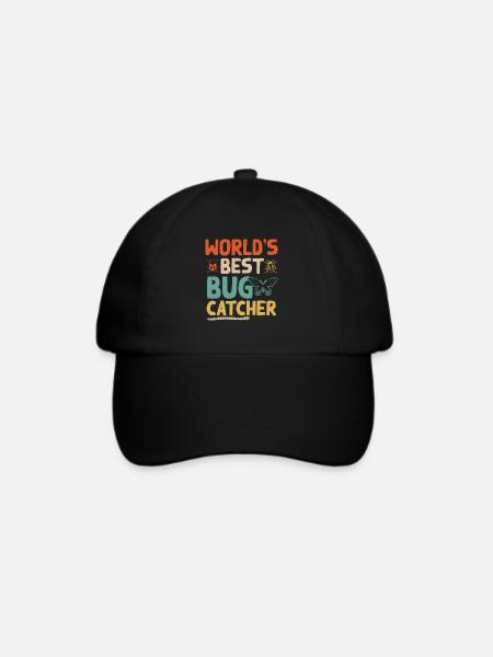 Der Beste Bugfänger Der Welt - Baseballkappe - Schwarz/Schwarz