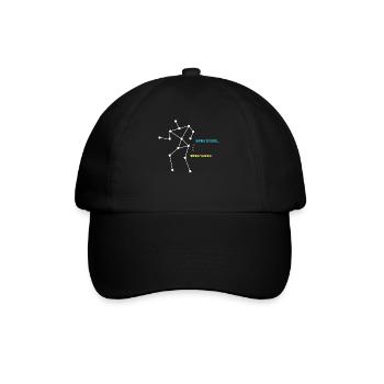 Geisterjagd - Baseballkappe - Schwarz/Schwarz - Vorne