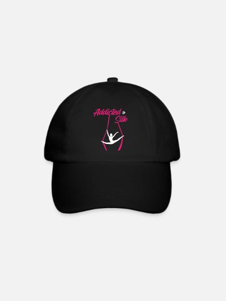 Luftsieger. Luftseide - Baseballkappe - Schwarz/Schwarz