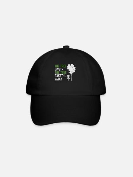 Discgolf, Discgolf-Baum - Baseballkappe - Schwarz/Schwarz
