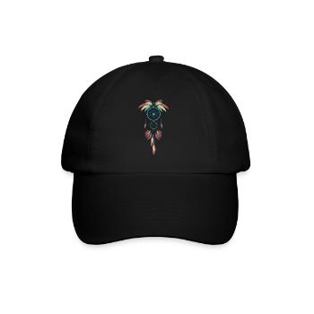 Native American Indian Abenaki - Baseballkappe - Schwarz/Schwarz - Vorne