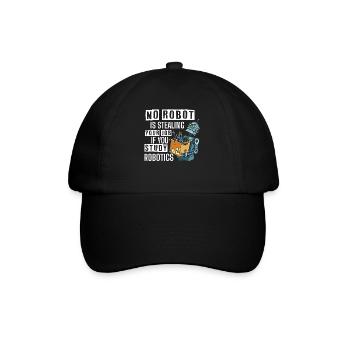 Robotik, Roboterbauer - Baseballkappe - Schwarz/Schwarz - Vorne
