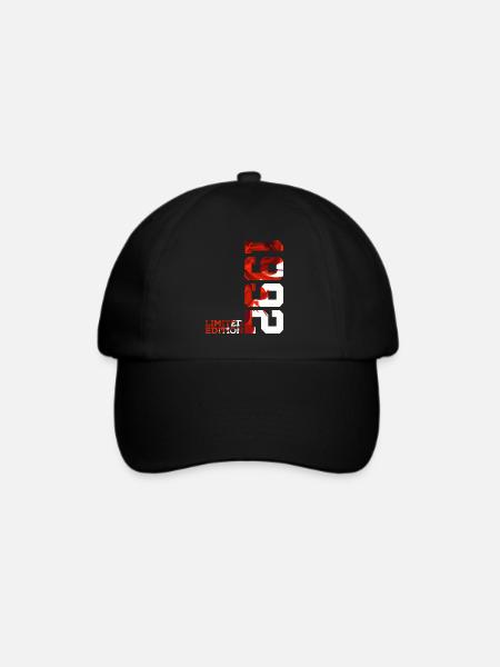 34. GEBURTSTAG 34 JAHRE LIMITED EDITION 1992 - Baseballkappe - Schwarz/Schwarz