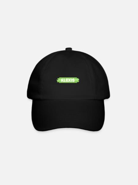 Geschenkidee Alexis - Baseballkappe - Schwarz/Schwarz