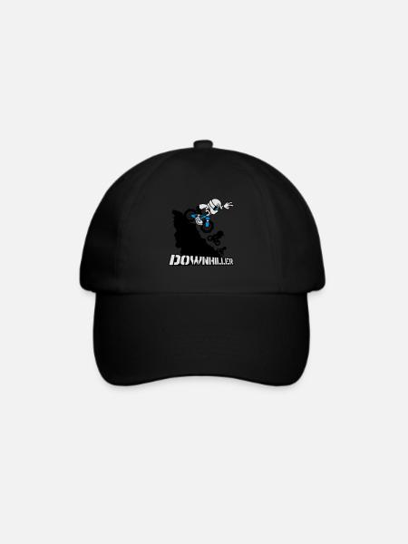 Downhiller - Baseballkappe - Schwarz/Schwarz