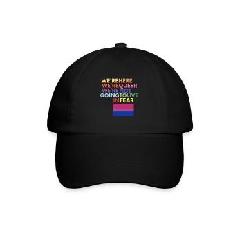 bi - Baseballkappe - Schwarz/Schwarz - Vorne