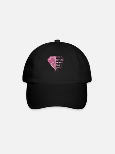 Christlich Religiöses Motiv - Baseballkappe - Schwarz/Schwarz
