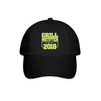 2018 - Baseballkappe - Schwarz/Schwarz - Vorne