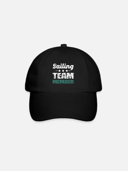 Sailing Team - Baseballkappe - Schwarz/Schwarz