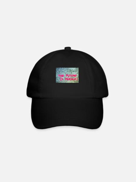 Die Zukunft ist weiblich - Baseballkappe - Schwarz/Schwarz