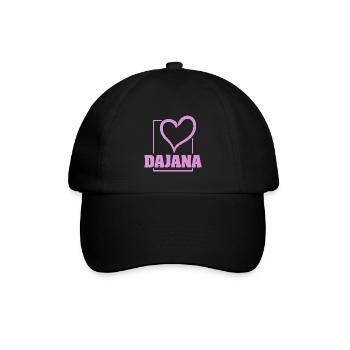 Bachelorette Dajana - Baseballkappe - Schwarz/Schwarz - Vorne