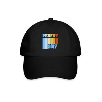 Perfekt 2017 - Baseballkappe - Schwarz/Schwarz - Vorne