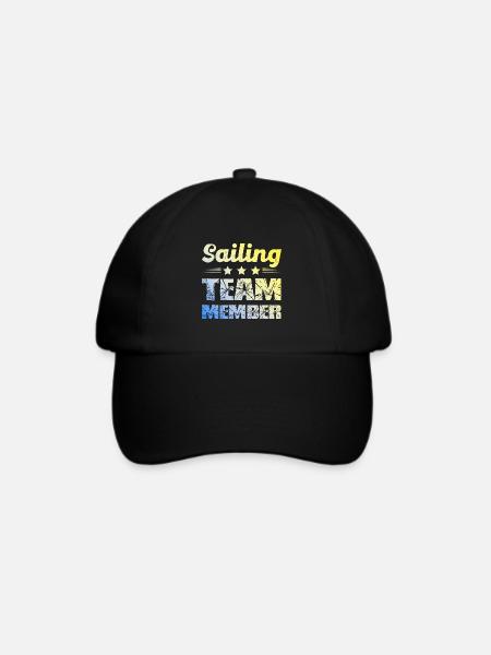 Sailing Team - Baseballkappe - Schwarz/Schwarz