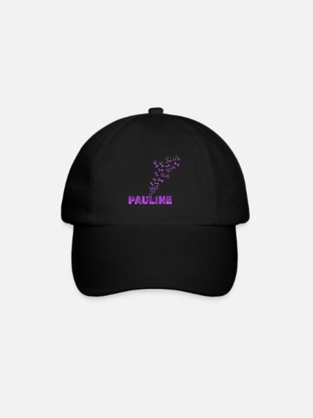 pauline - Baseballkappe - Schwarz/Schwarz