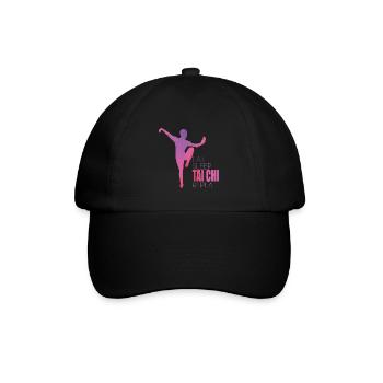 Tai Chi - Baseballkappe - Schwarz/Schwarz - Vorne