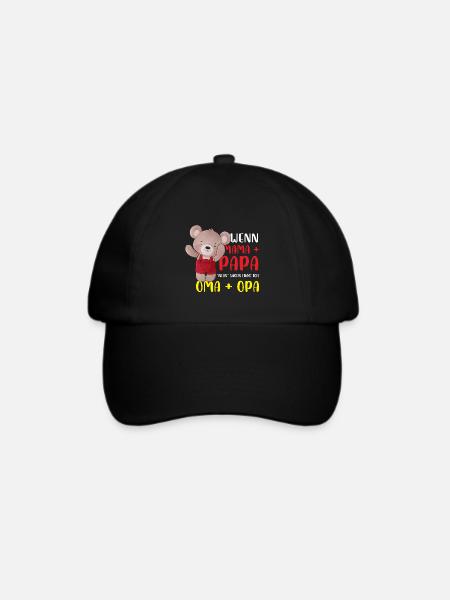 Wenn Mama Und Papa Nein Sagen Frage Ich Oma Und - Baseballkappe - Schwarz/Schwarz