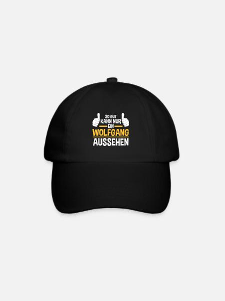 Wolfgang - Baseballkappe - Schwarz/Schwarz