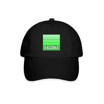 Arizona - Baseballkappe - Schwarz/Schwarz - Vorne
