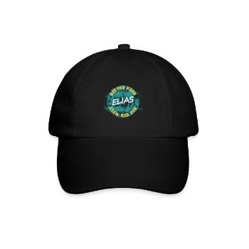 Elias - Baseballkappe - Schwarz/Schwarz - Vorne