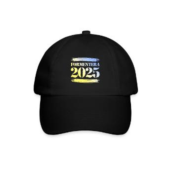 Formentera 2025 - Baseballkappe - Schwarz/Schwarz - Vorne