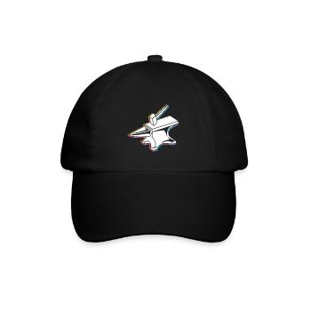 Amboss Schmiedekunst - Baseballkappe - Schwarz/Schwarz - Vorne