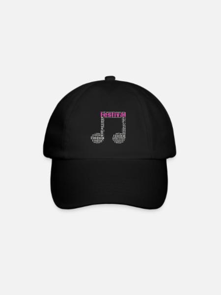 Festival - Baseballkappe - Schwarz/Schwarz