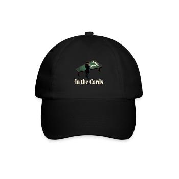 Strategic Poker Player Design - Baseballkappe - Schwarz/Schwarz - Vorne