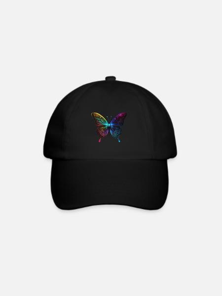 HÜBSCHER SCHMETTERLING - Baseballkappe - Schwarz/Schwarz