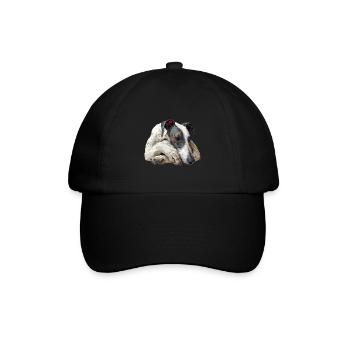 Whippet - Baseballkappe - Schwarz/Schwarz - Vorne