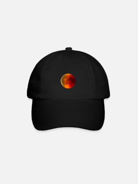 Blutmond - Baseballkappe - Schwarz/Schwarz