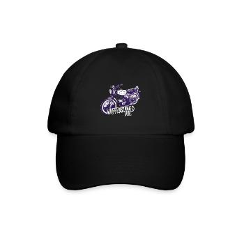 Simme Sr51/Schwalbenfahrer / Ostalgie /Mofa / KR51 - Baseballkappe - Schwarz/Schwarz - Vorne