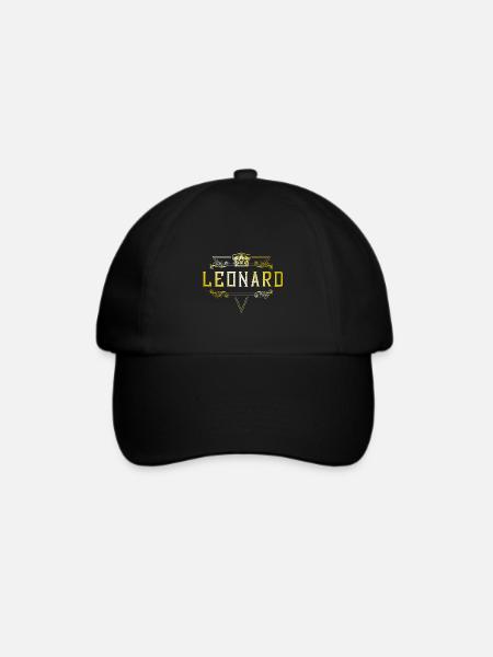 Leonard - Baseballkappe - Schwarz/Schwarz