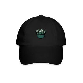 Soldat Soldaten Army Schneeglöckchen Krieg Ende - Baseballkappe - Schwarz/Schwarz - Vorne