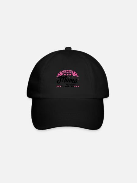 Mutter Familie Mutter Geschenk - Baseballkappe - Schwarz/Schwarz