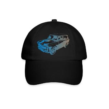  601 Kombi Trabi - Baseballkappe - Schwarz/Schwarz - Vorne