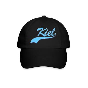 Kiel - Baseballkappe - Schwarz/Schwarz - Vorne