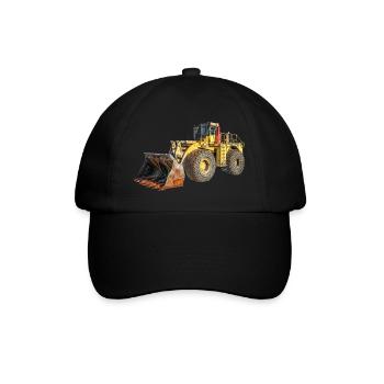 Radlader - Baseballkappe - Schwarz/Schwarz - Vorne