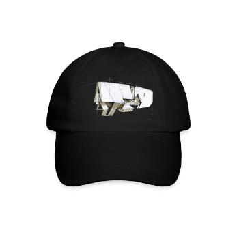 graphic sketch - Baseballkappe - Schwarz/Schwarz - Vorne