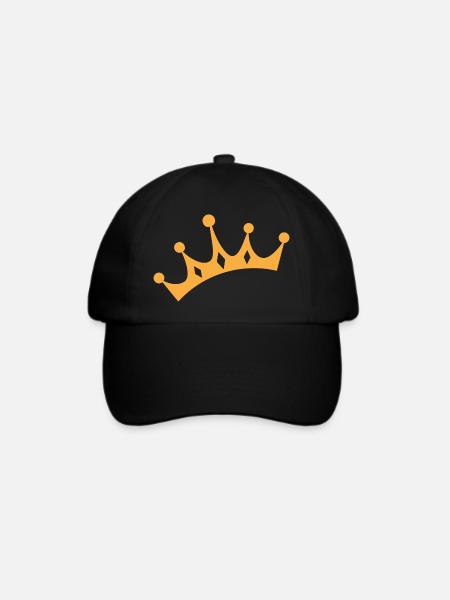 crown - Baseballkappe - Schwarz/Schwarz