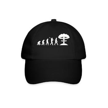Evolution-Atombombe - Baseballkappe - Schwarz/Schwarz - Vorne