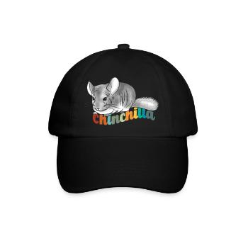 Chinchilla - Baseballkappe - Schwarz/Schwarz - Vorne