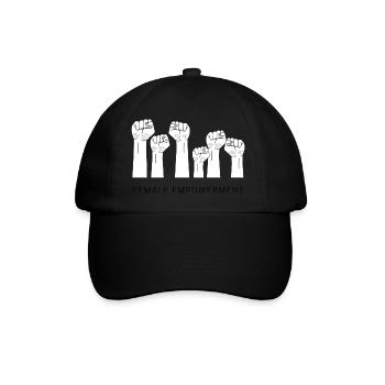 Female Empowerment - Baseballkappe - Schwarz/Schwarz - Vorne