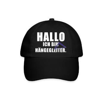 Hängegleiter - Baseballkappe - Schwarz/Schwarz - Vorne