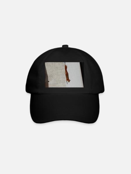 Eichhörnchen - Baseballkappe - Schwarz/Schwarz