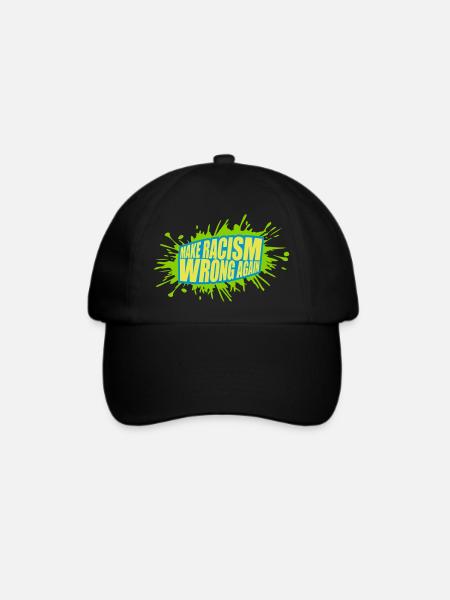 make racism wrong again - Baseballkappe - Schwarz/Schwarz